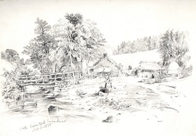 Cairn Beck Embankment, 1835 by John Wilson Carmichael